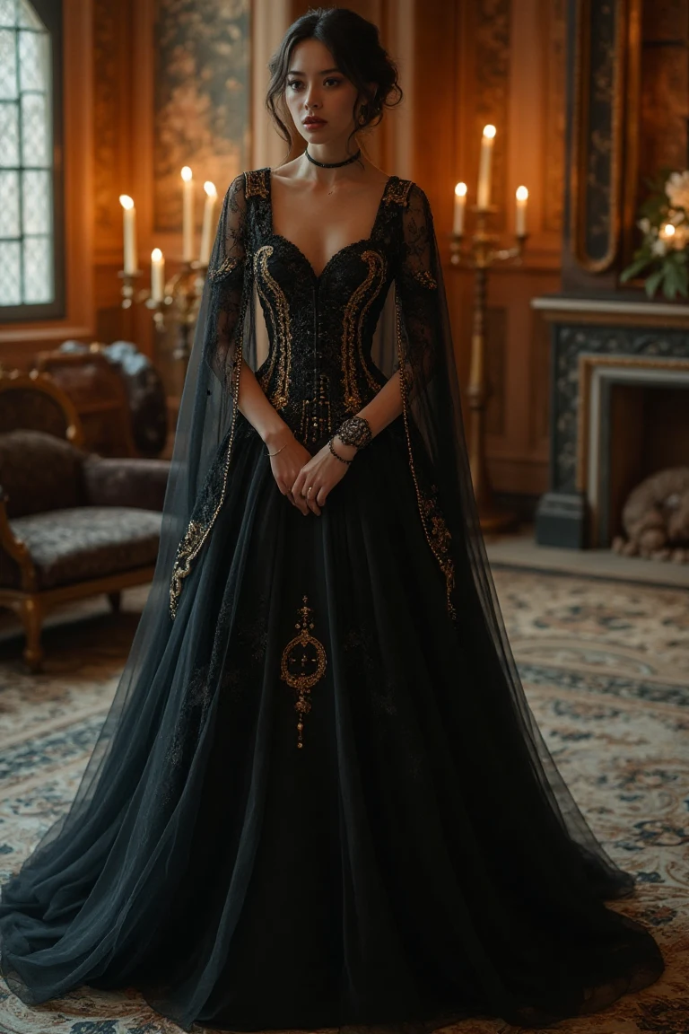 Dramatic Autumn Wedding Gowns for the Bold Bride