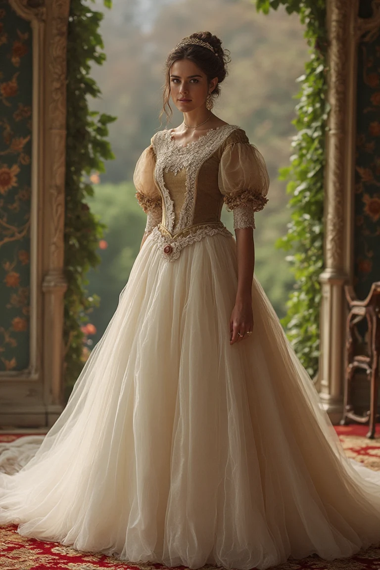 Victorian-Inspired Autumn Wedding Gowns for Romantic Souls