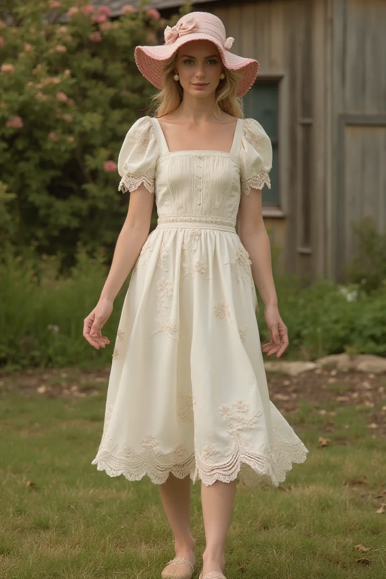 Vintage-Inspired Autumn Wedding Dresses with Cottage Charm