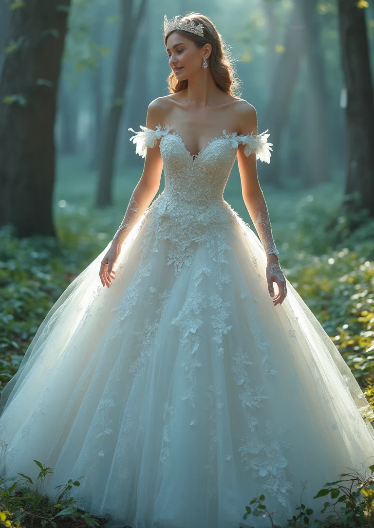 A Fairytale-Inspired Spring Wedding Gown