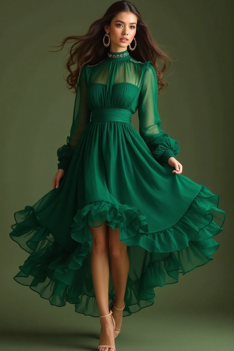 A Holiday Dress with Fairytale Elegance