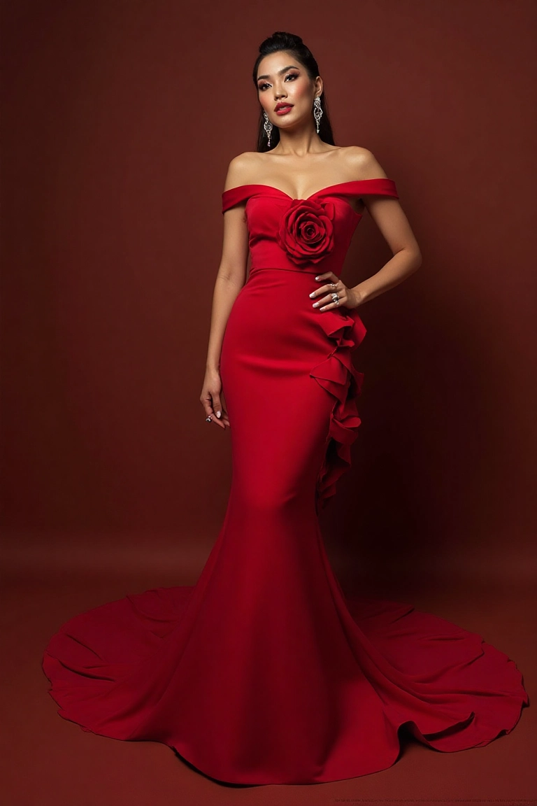 A Holiday Gown That Defines Elegance