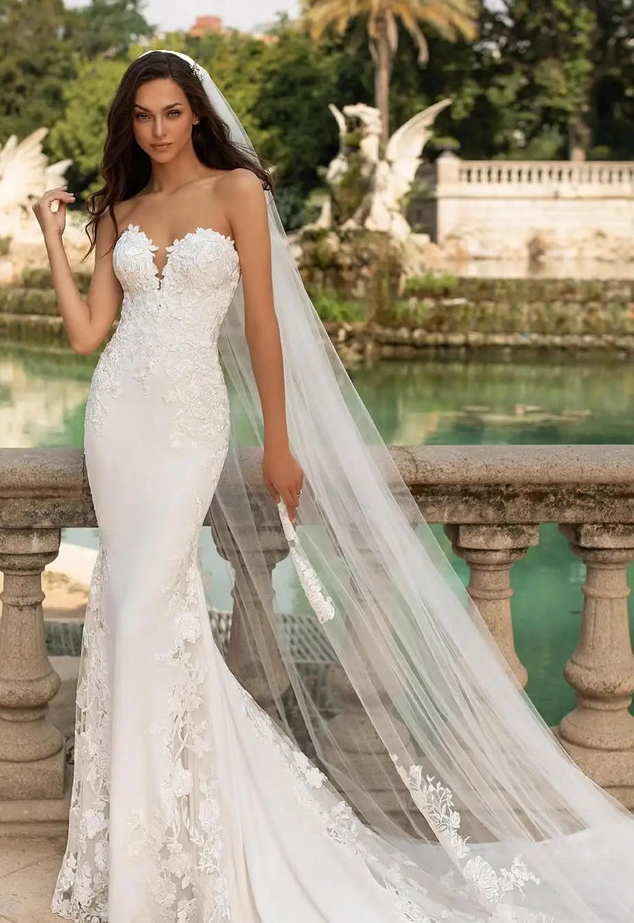 A Summer Wedding Dress with Fairytale Elegance