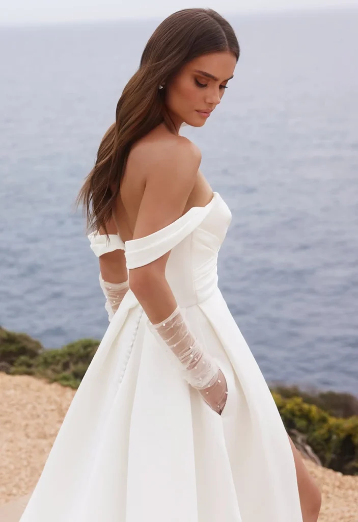 A Summer Wedding Dress with Timeless Edge