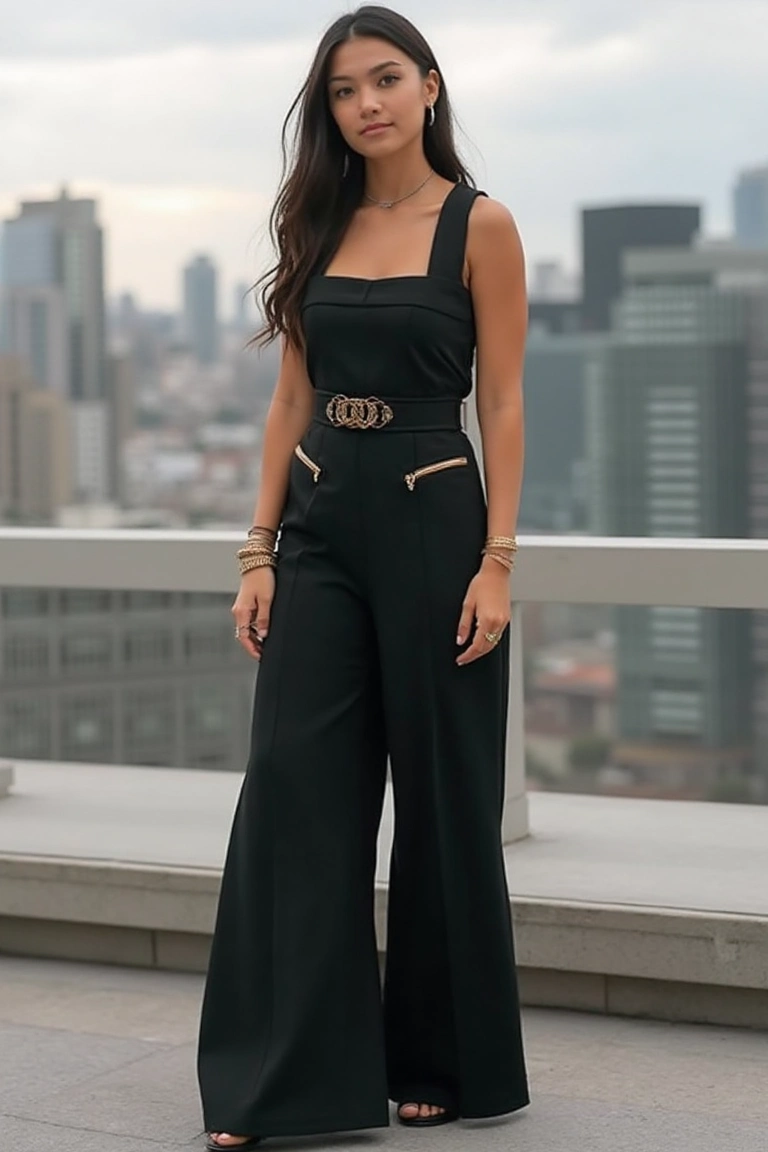 Chic Black Jumpsuits as the Ultimate Graduation Party Look