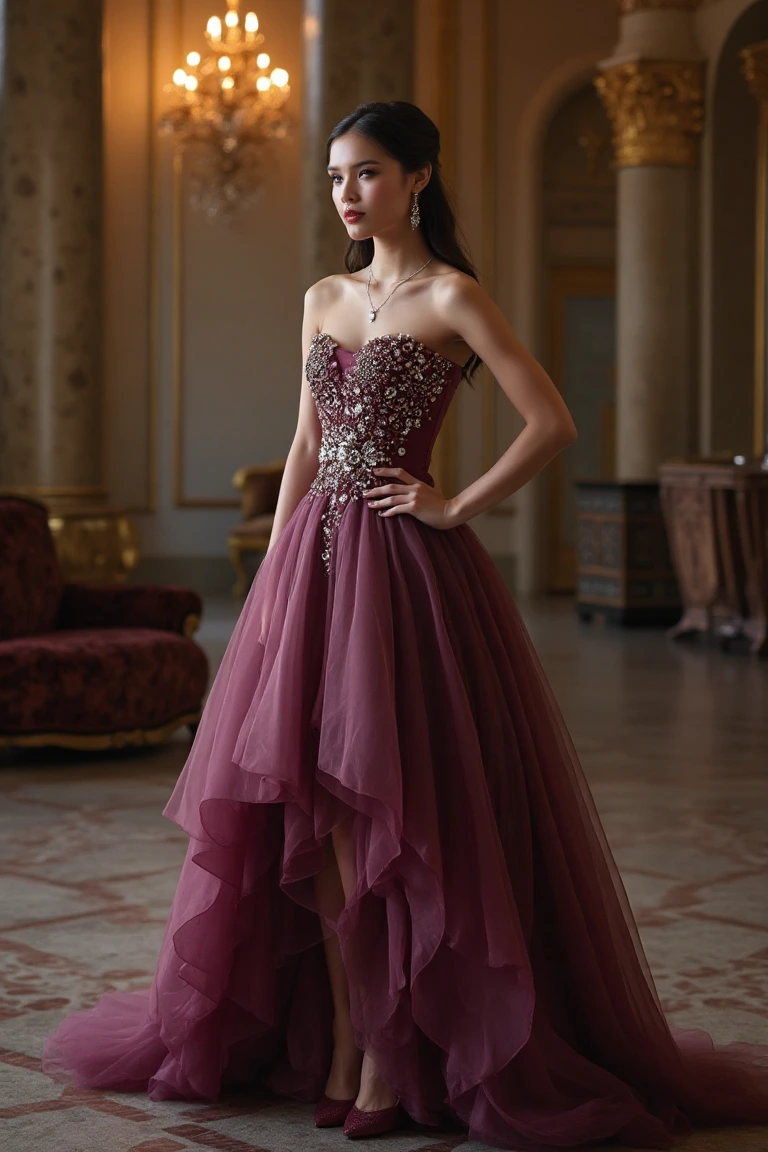 Embellished Burgundy Graduation Party Dresses for a Grand Entrance