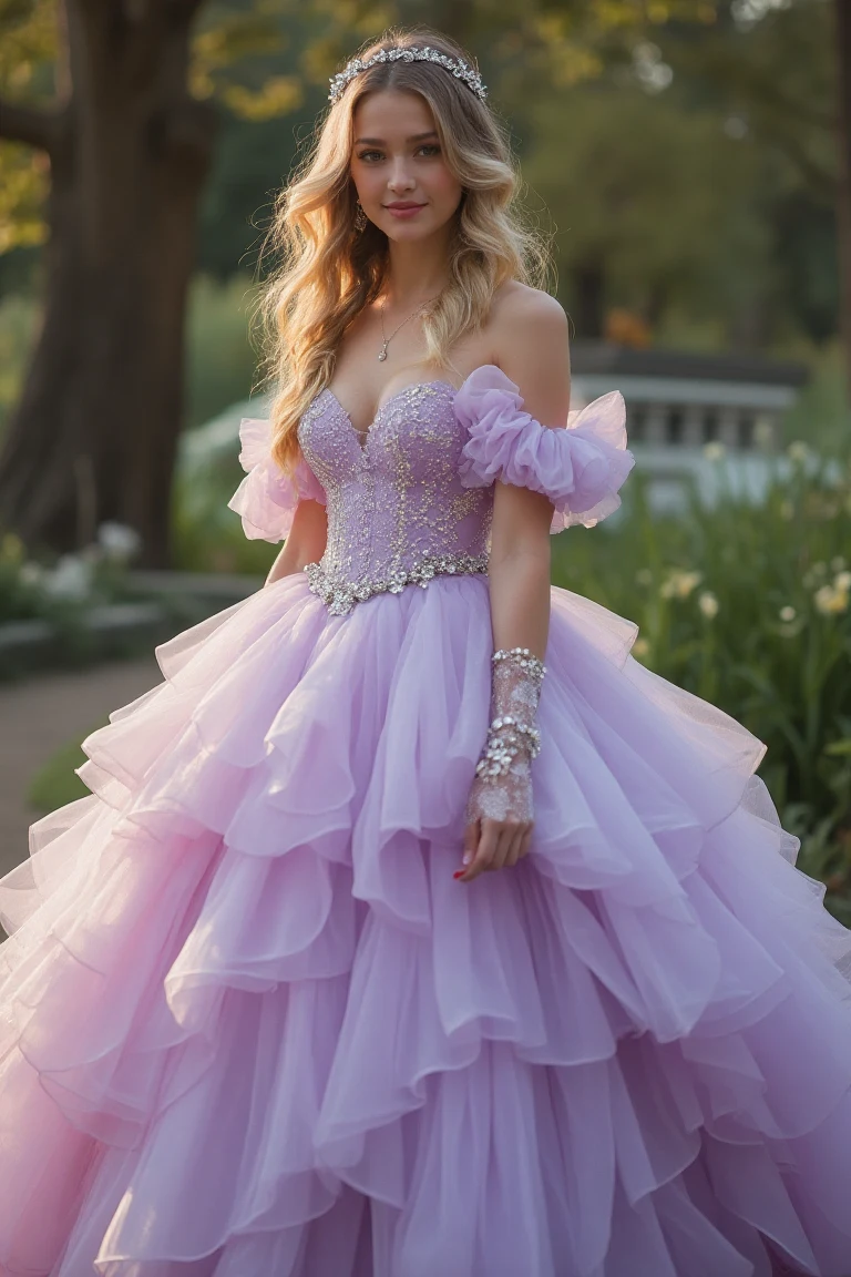 Fairytale-Inspired Wedding Party Gown