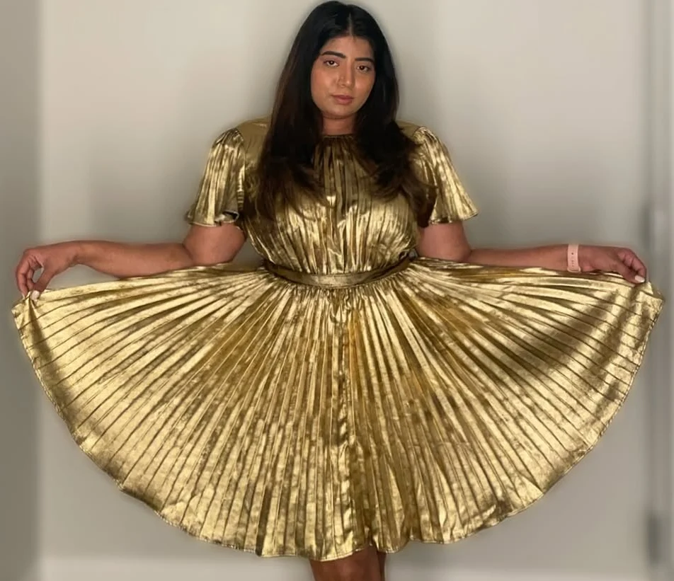 Metallic Party Dresses That Shine Bright