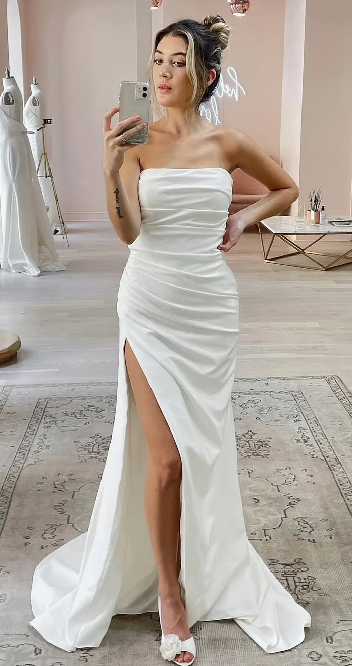 Off-Shoulder Wedding Dresses with Modern Edge