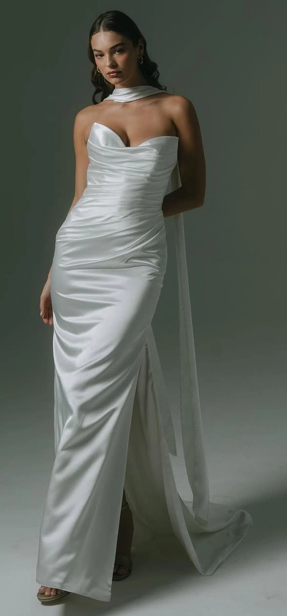 The Cocktail Wedding Dress with Bold Elegance