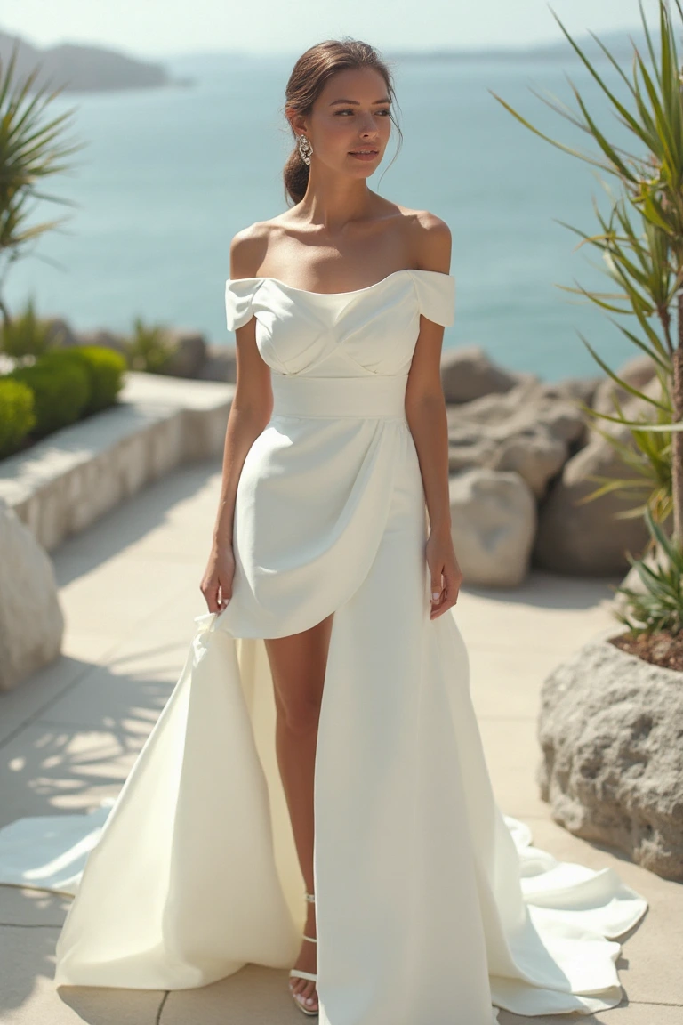 The Cocktail Wedding Dress with a Modern Edge