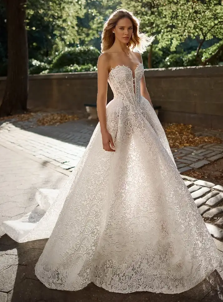 The Romance of Lace Wedding Dresses