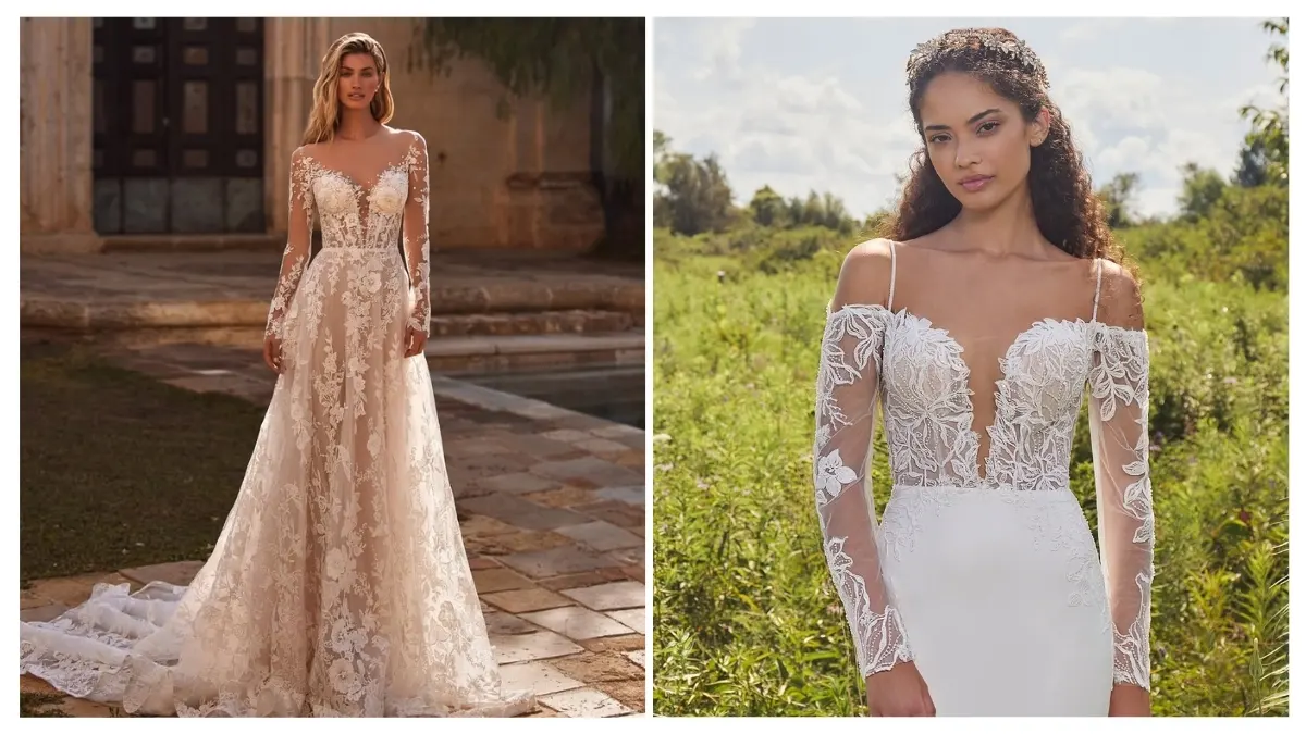15 Long Sleeve Wedding Dress Choices for Pure Glamour