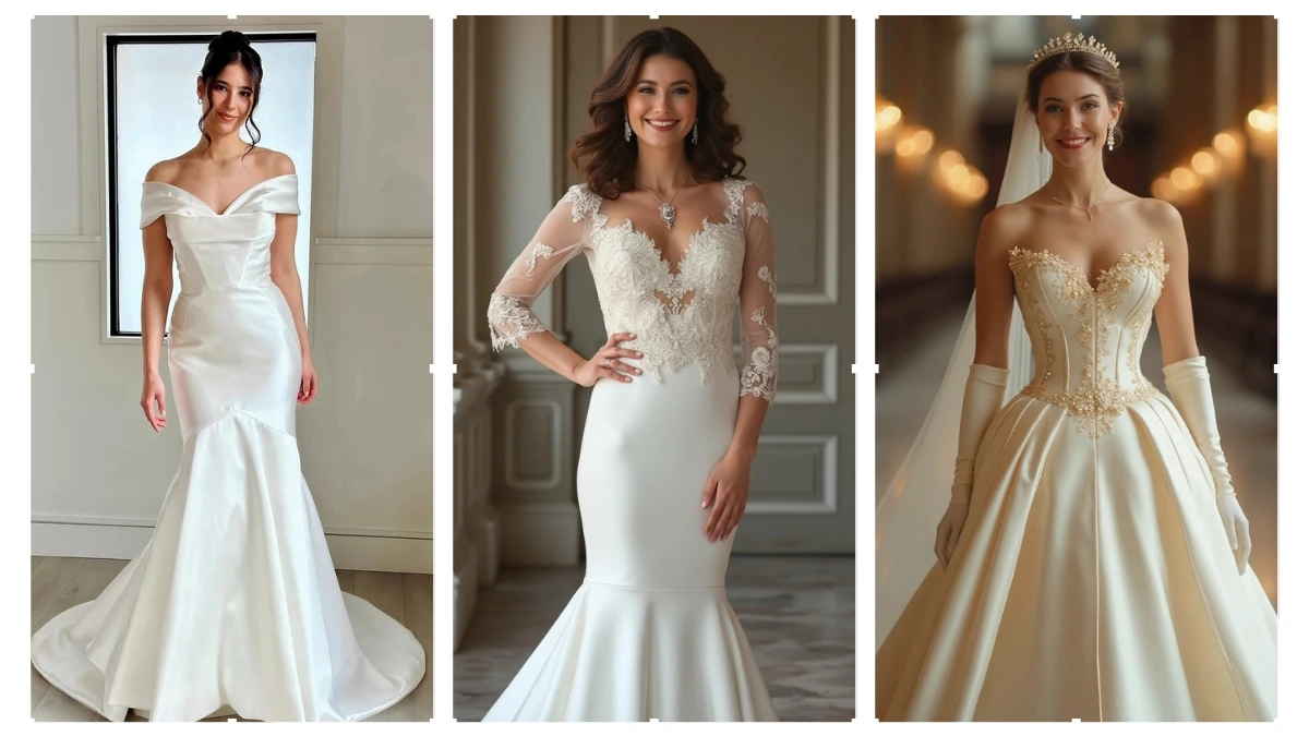 15+ Satin Wedding Dress Styles to Steal Your Heart