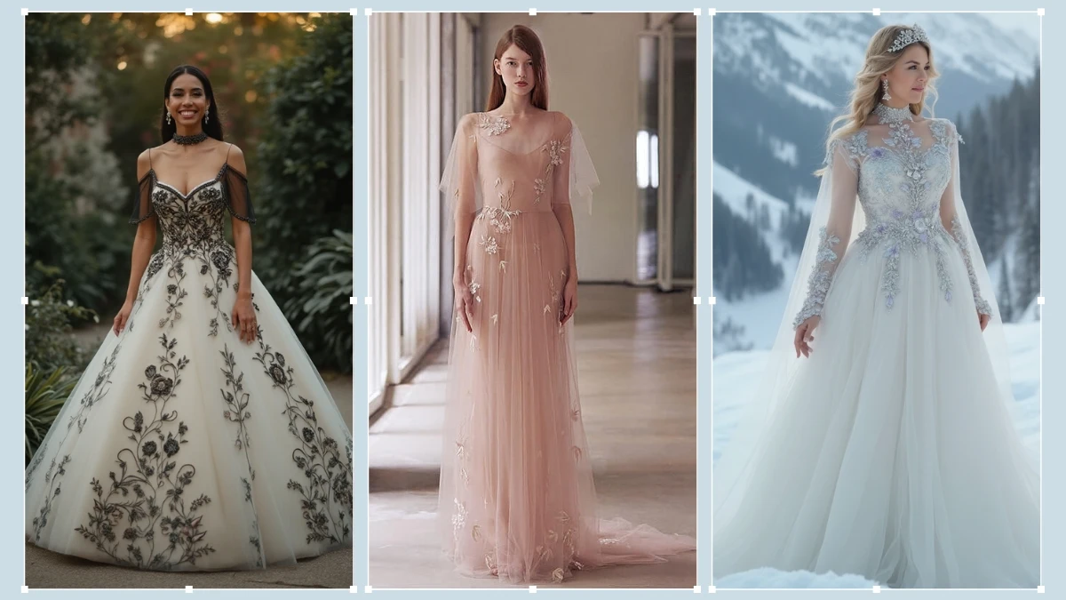 Embroidery Wedding Dress