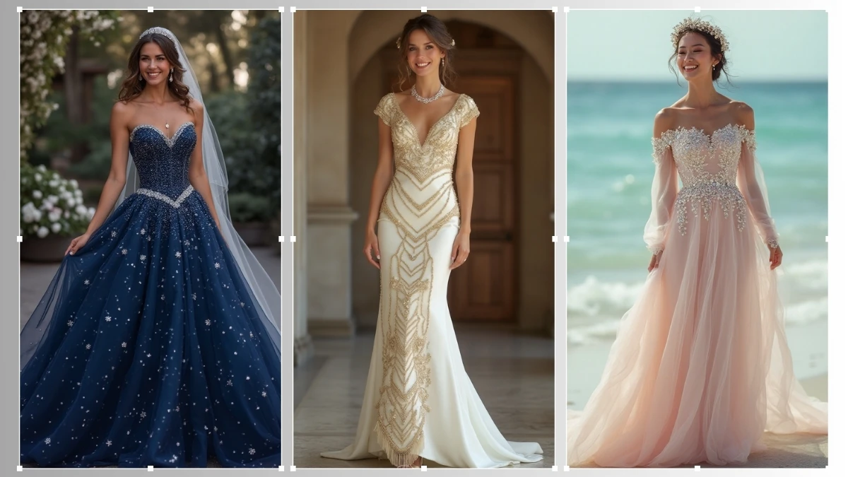 17+ Sequin Wedding Dress Ideas to Sparkle All Night