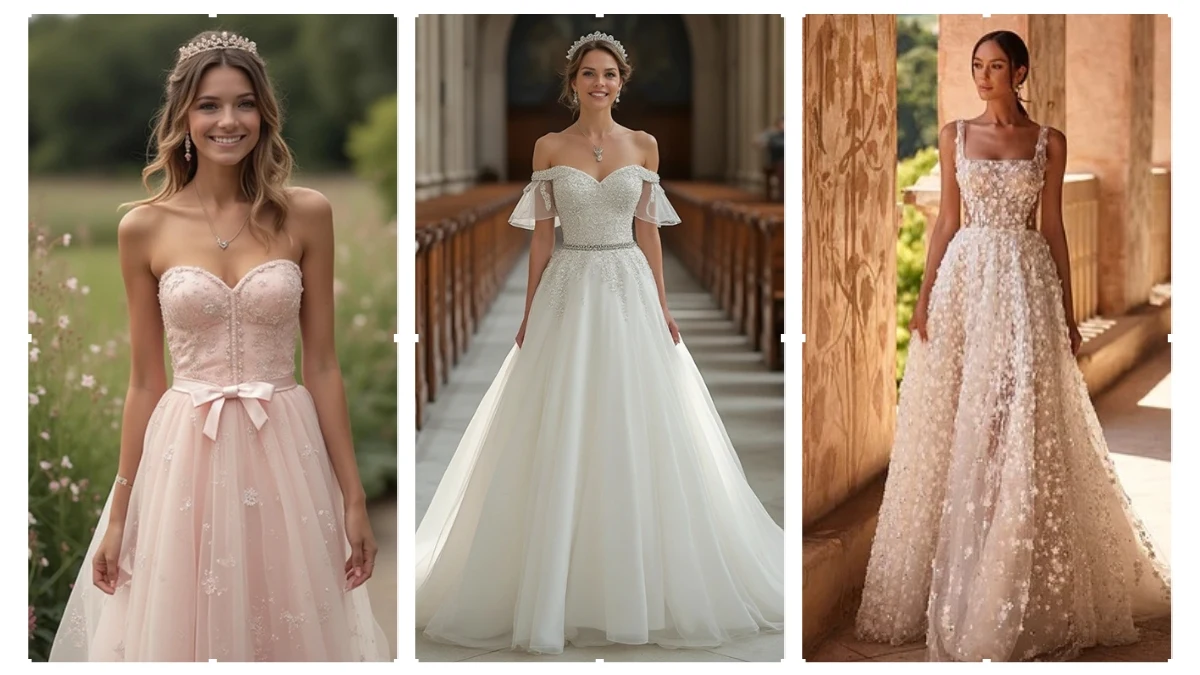 sparkly wedding dresses