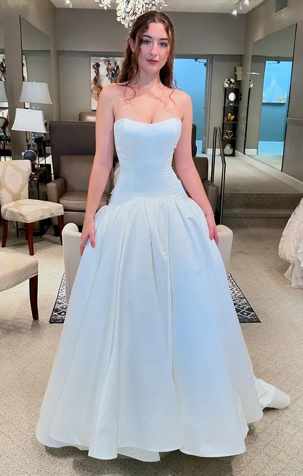 A Classic Drop Waist Bridal Silhouette