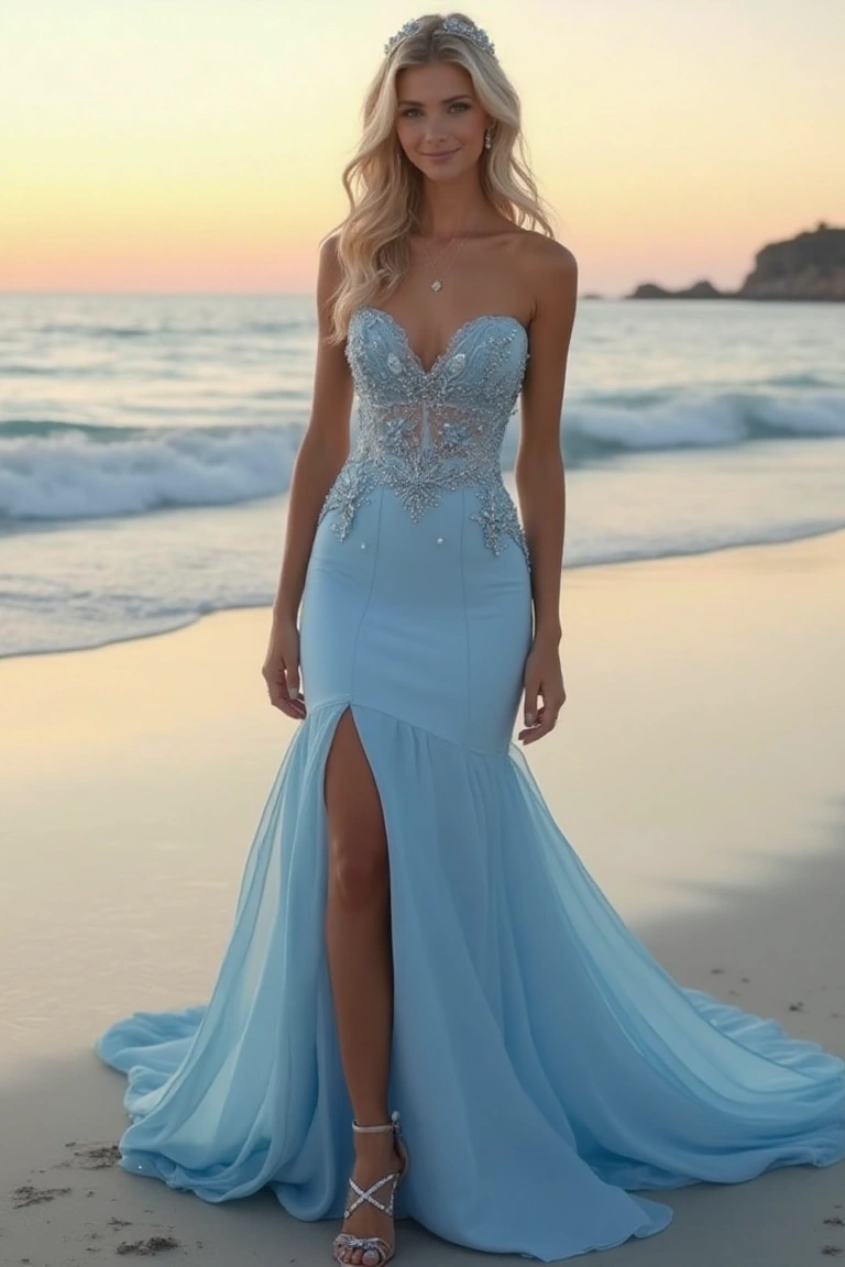 A Coastal Dream in Bridal Couture