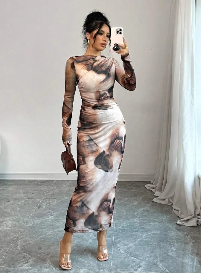 A Statement Casual Party Dress with Modern Flair