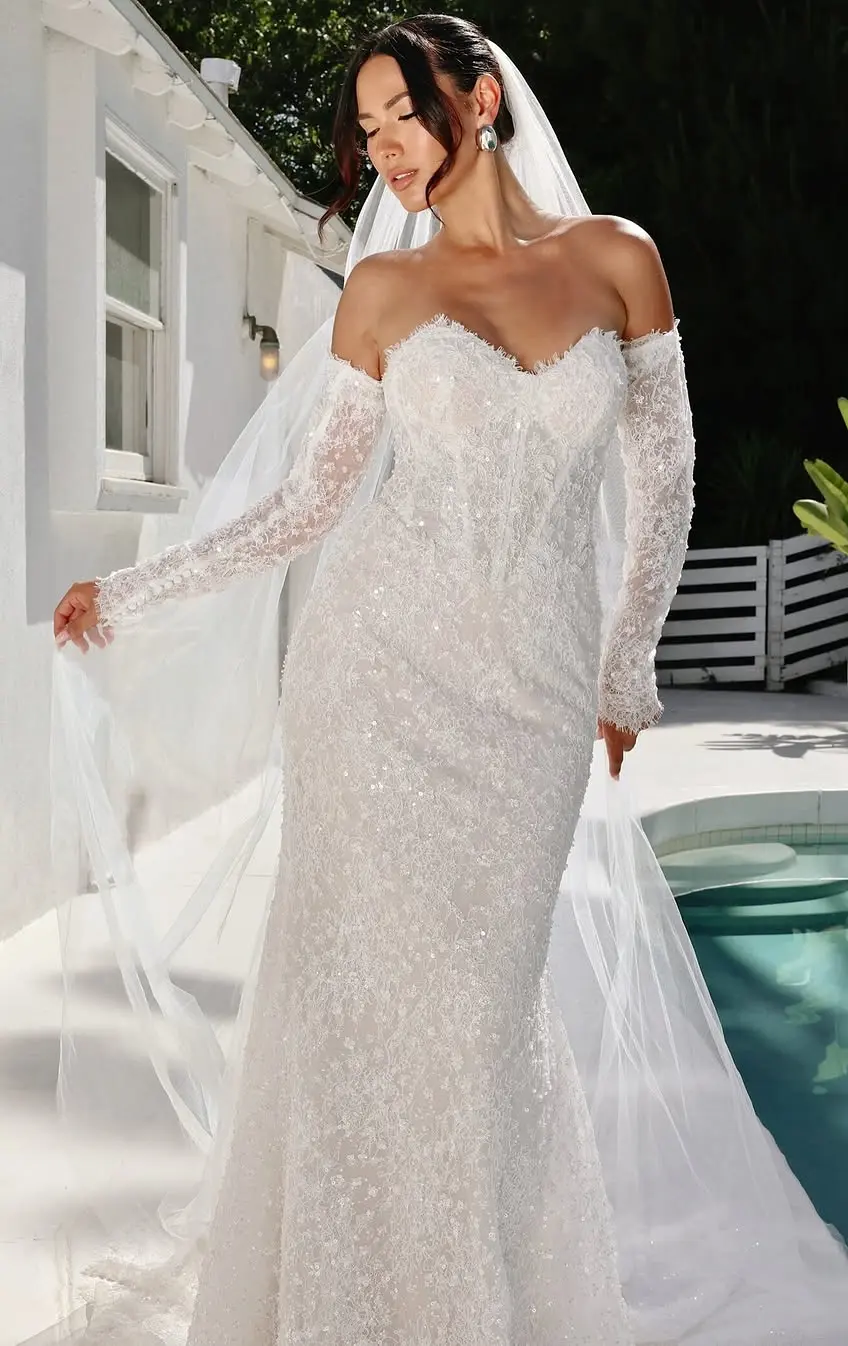 Beaded Wedding Dress in Sunlit Romance
