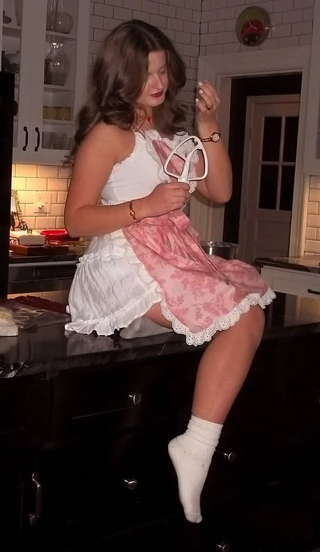 Cottagecore Slumber Party Dress for Cozy Nights