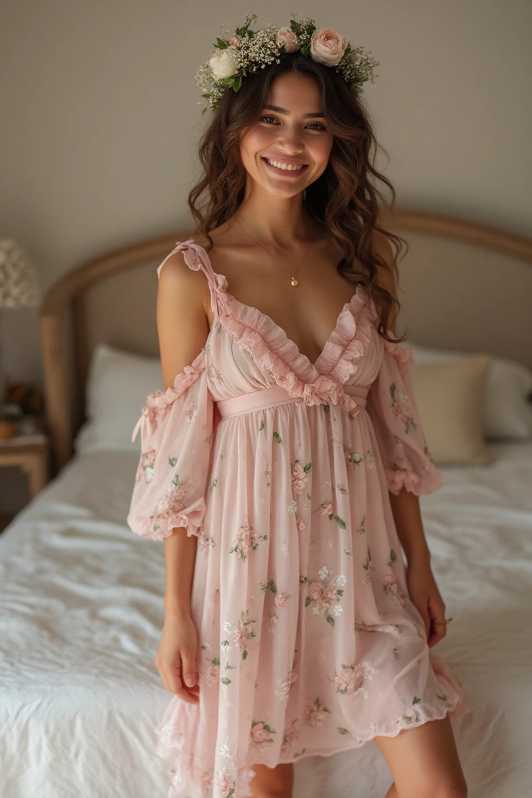 Floral Slumber Party Dress for Dreamy Evenings