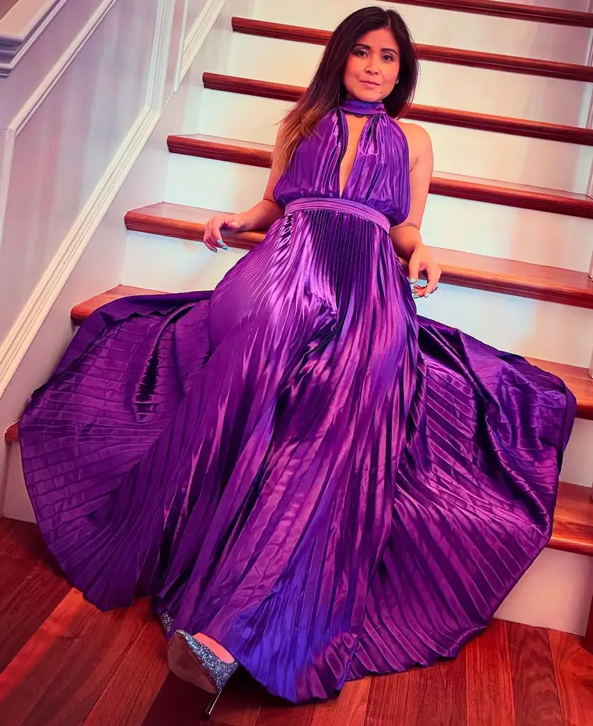 Flowing Date Night Party Gown