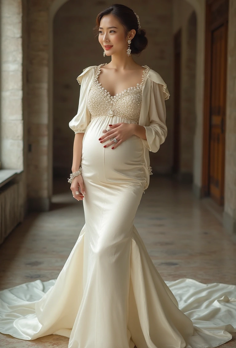 Maternity Party Gowns for Regal Celebrations