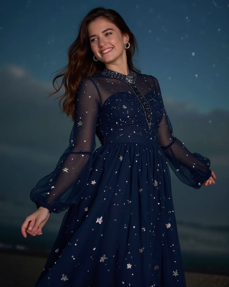 Party Maxi Dress for Celestial Charm