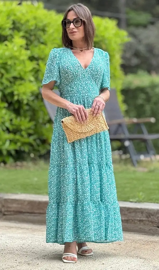 Party Maxi Dress for Garden Elegance