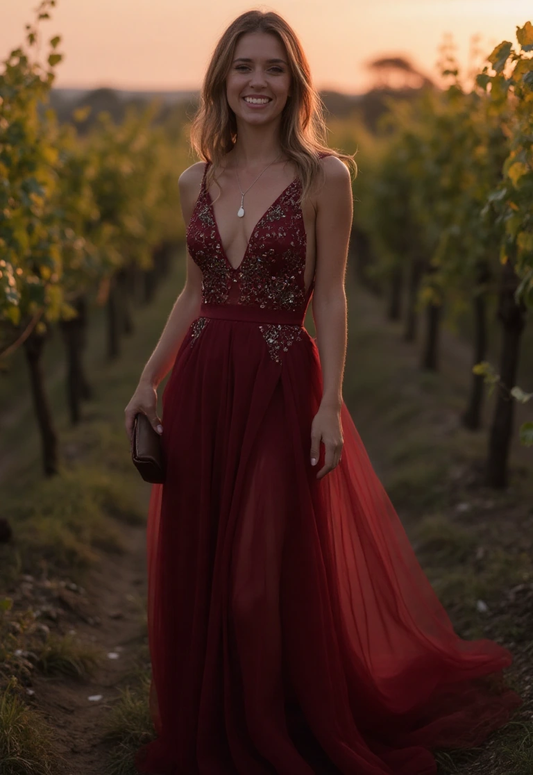 Party Maxi Dress for Vineyard Vibes