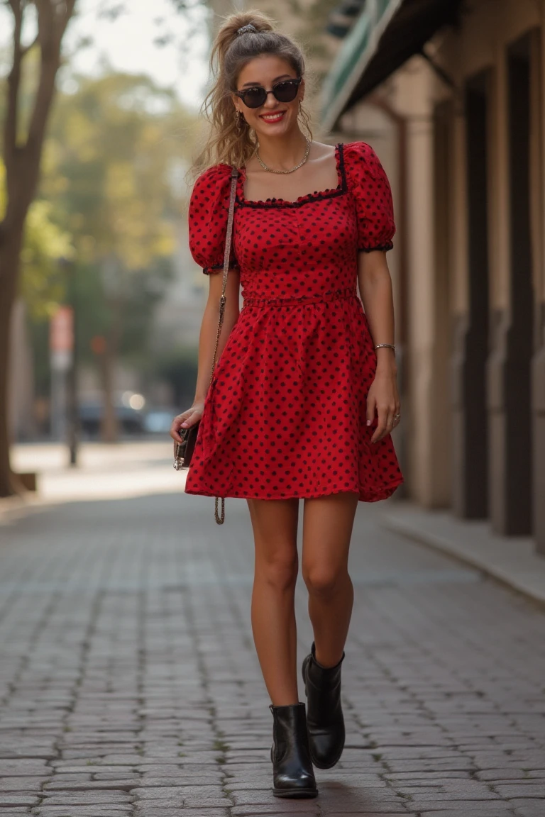 Red Casual Outfits for Women in Playful Elegance