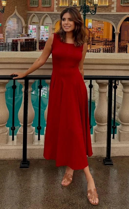 Red Casual Outfits for Women in Timeless Wanderlust