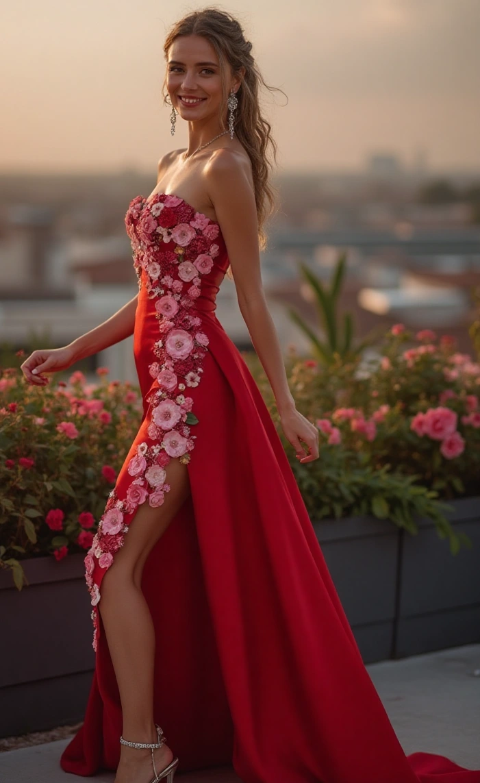 Romantic Date Night Party Gown