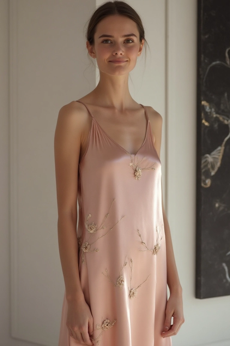 Satin Midi Party Dresses for Subtle Glamour