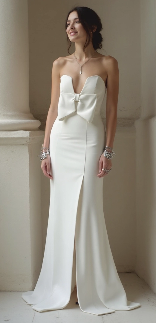 Strapless Bridal Gowns and Contemporary Chic