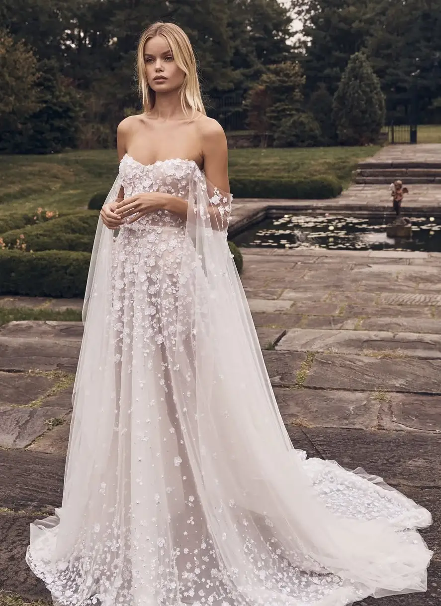 Strapless Bridal Gowns and Timeless Romance