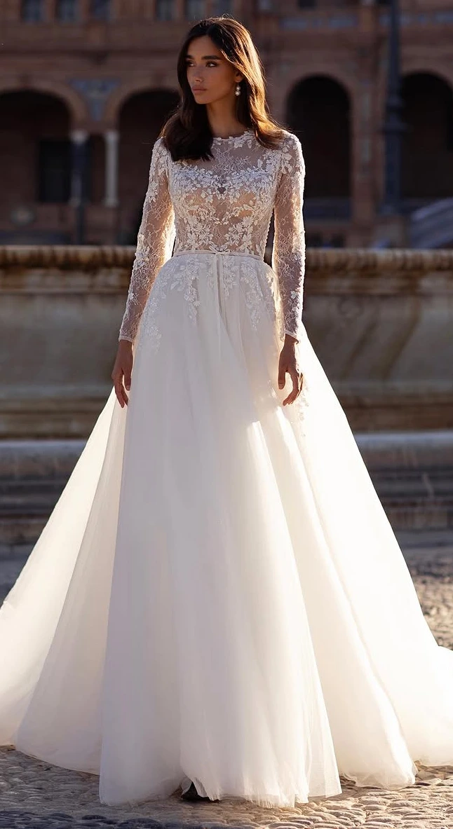 The Long Sleeve Wedding Dress in Historic Splendor