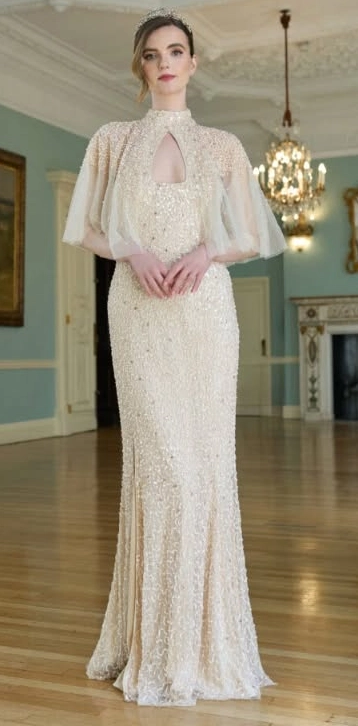 The Sequin Wedding Dress as a Statement of Grandeur