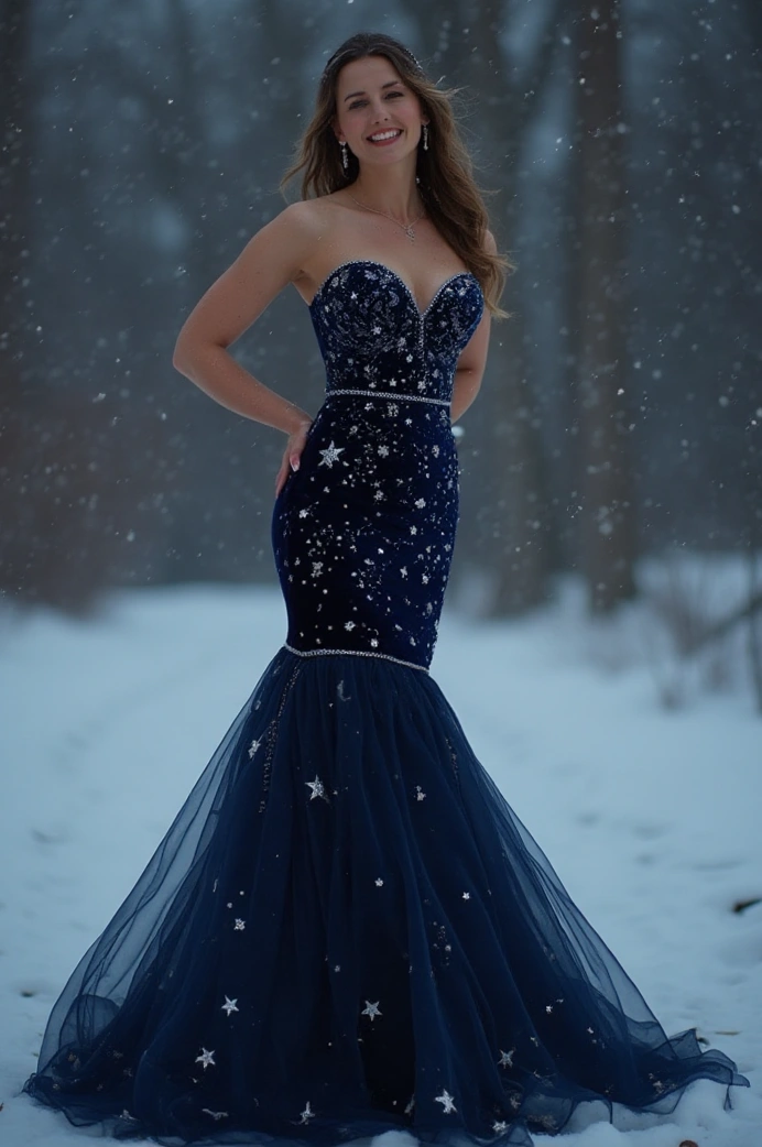 Winter Wedding Dresses That Shine with Celestial Beauty
