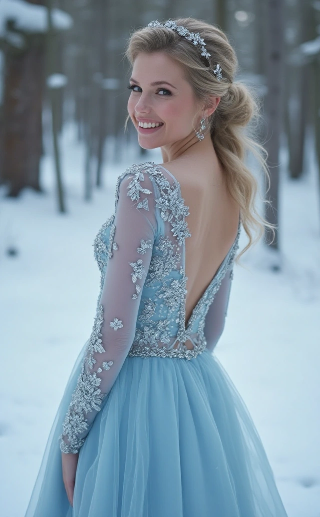 Winter Wedding Dresses That Sparkle with Frosty Magic