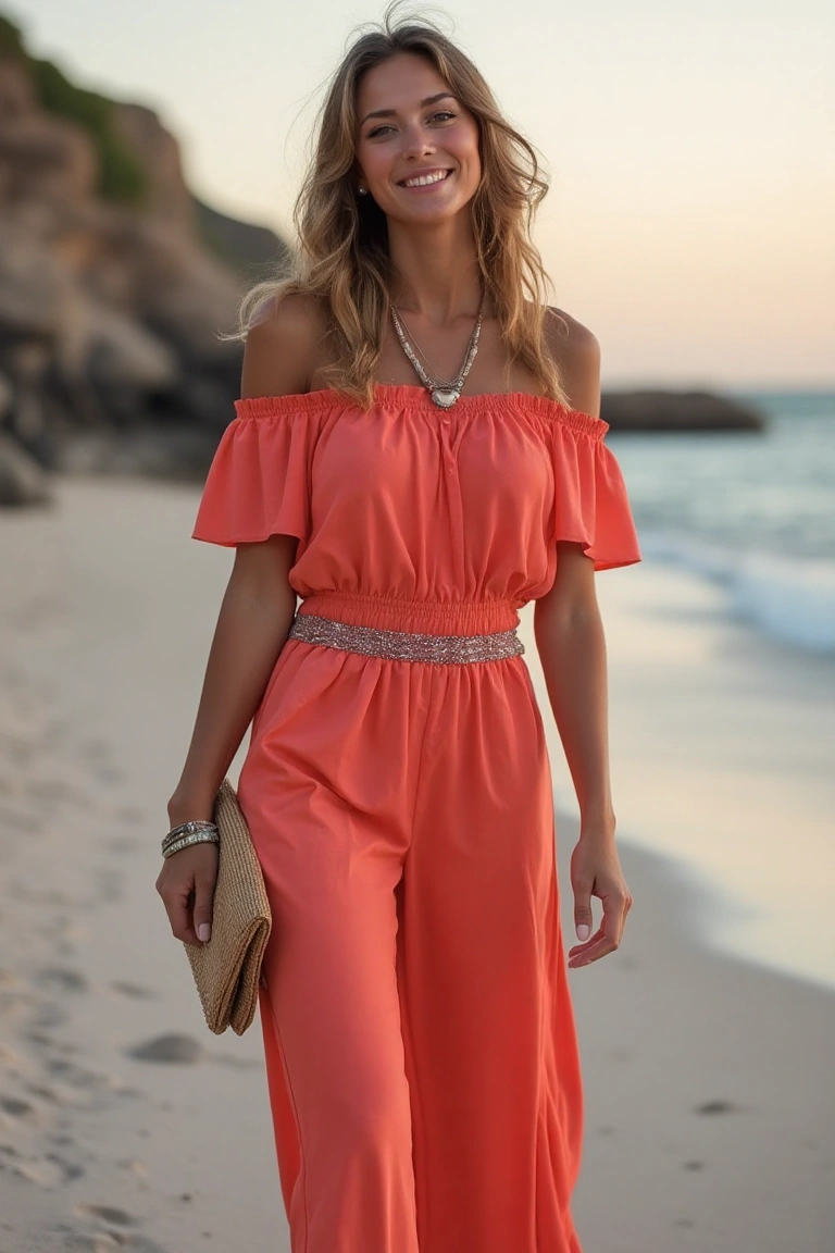 A Beachfront Holiday Jumpsuit
