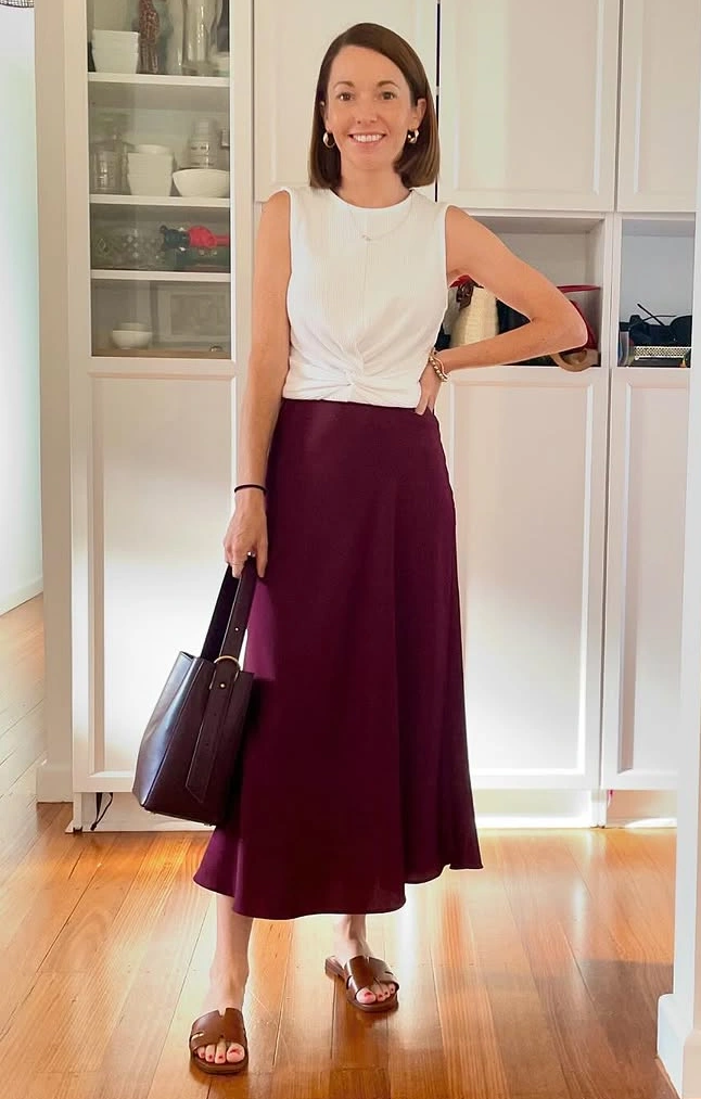 A Flowy Casual Office Outfit