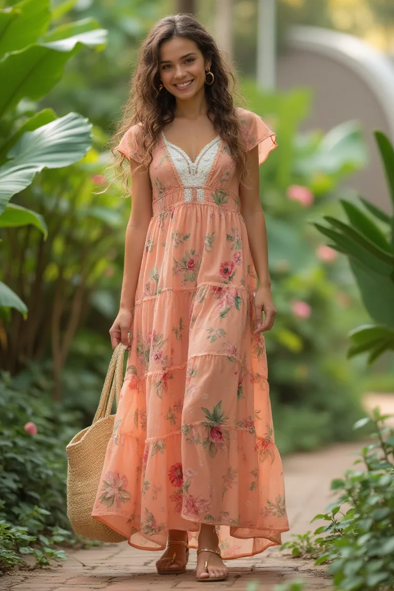 A Garden Holiday Dress