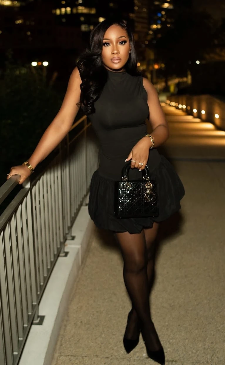 A Nighttime City Look for Black Women