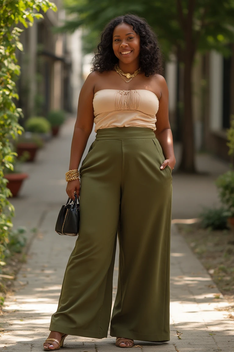 A Summer Outfit for Black Women in Timeless Style