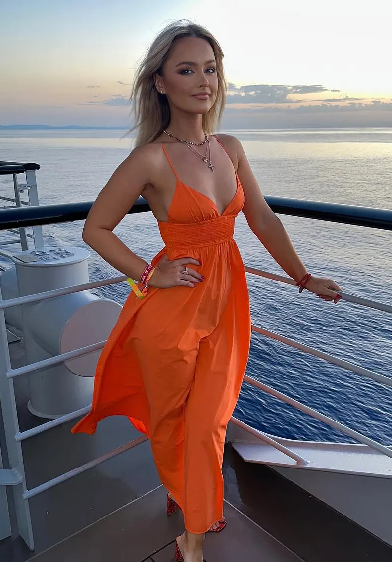 A Sunset Cruise Maxi Dress Vibe