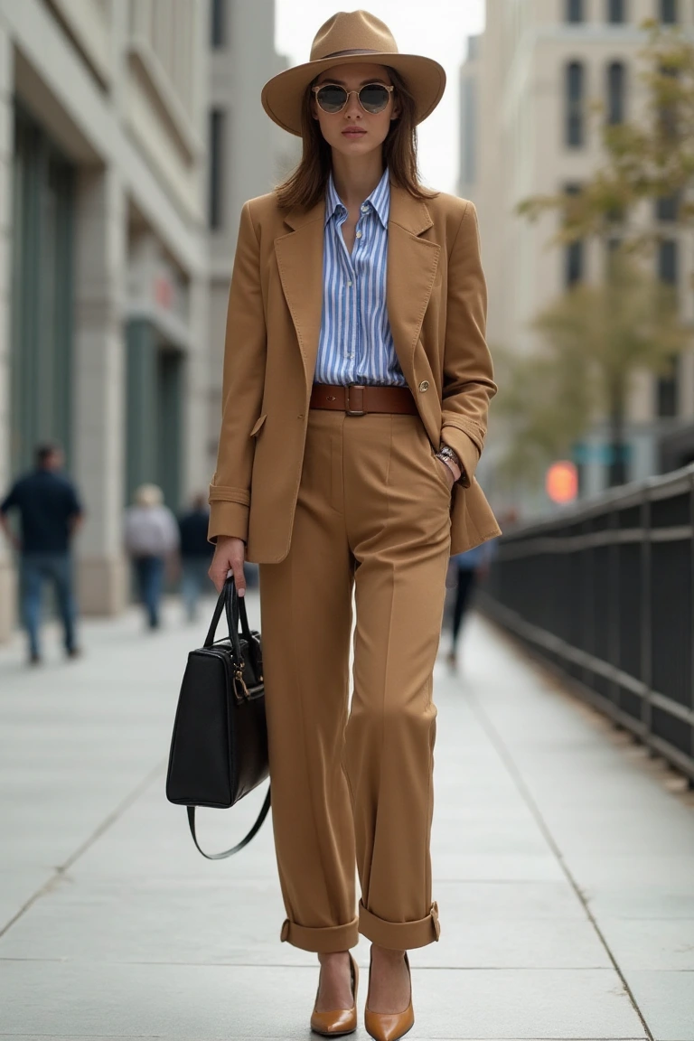 Camel Classics Tailored Business Trip Suit