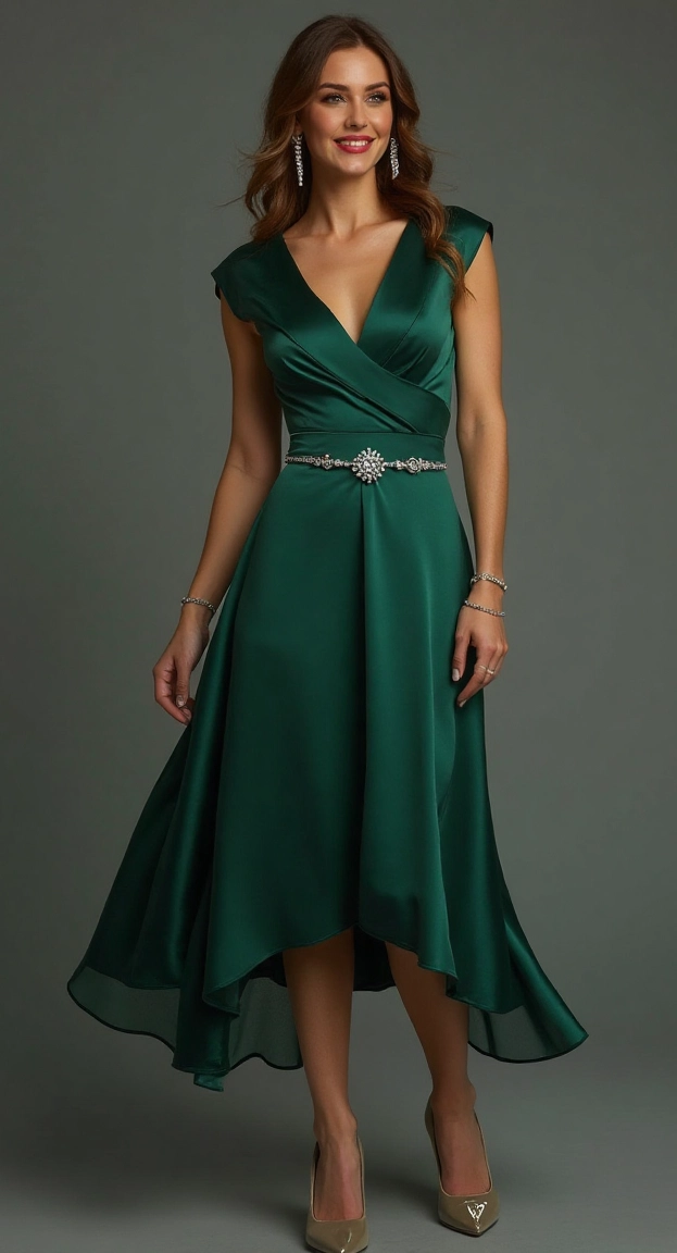 Elegant Birthday Midi Dress